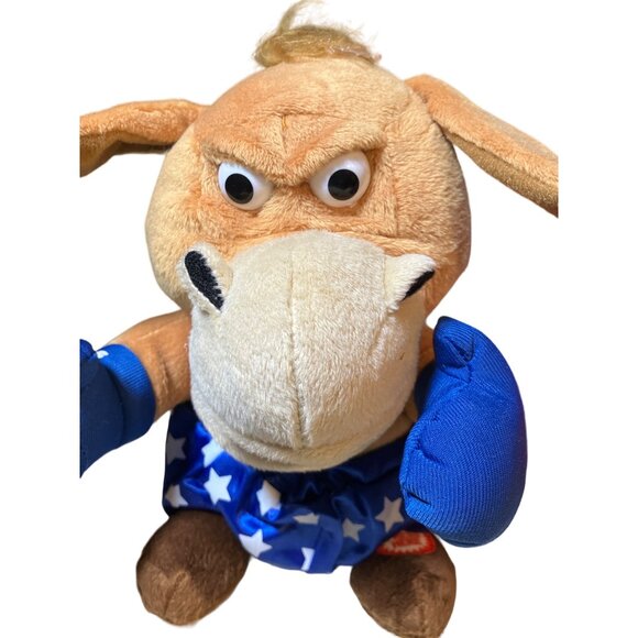 Plush Patriotic Boxing figures Donkey Elephant - Picture 7 of 11